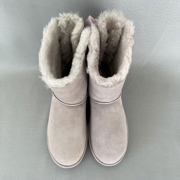 SORRY ITEM SOLD!!! Bailey Bow Purple Shearling Suede Wool Coquette Festival - Picture 6 of 16